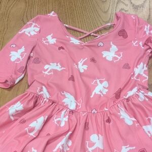 Dot Dot Smile Pink and White Dress